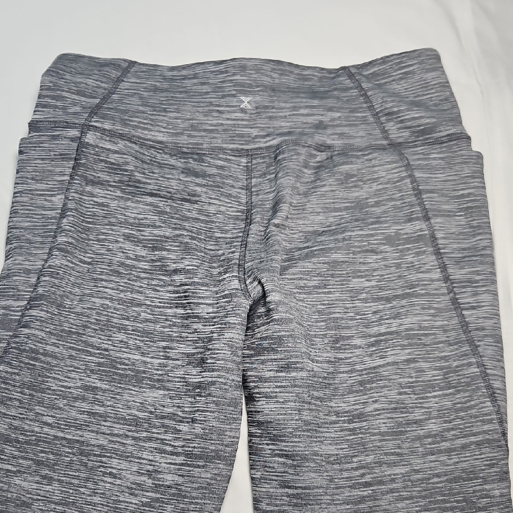 NWT Xersion Gray Fleece Lined Slim Straight High-Rise Leggings - Picture 8 of 9